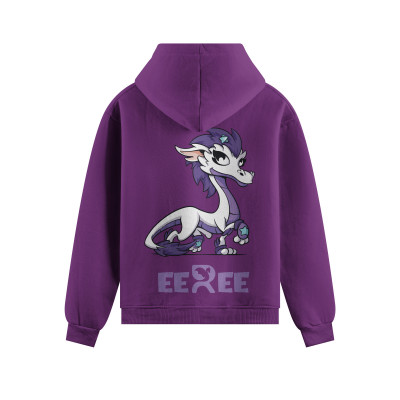 Dětská bavlněná mikina fialové barvy - EEREE