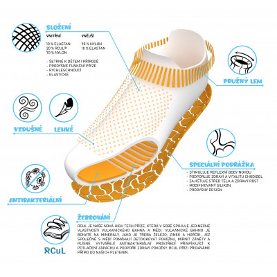 Juniorské ponožkoboty - měkké, teplé a bezpečné pro chůzi