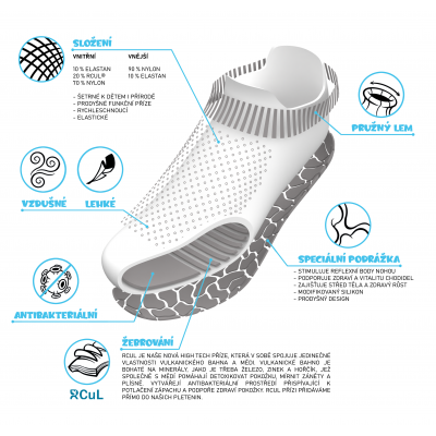 Juniorské ponožkoboty - měkké, teplé a bezpečné pro chůzi